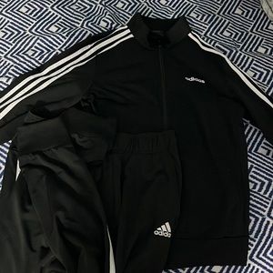 Adidas track jacket and pants